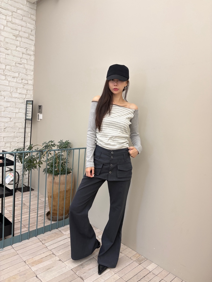 LUMIPLE東大門實拍女裝新品時尚休閑推薦人氣真品熱賣裙褲LUMIPLE裙褲