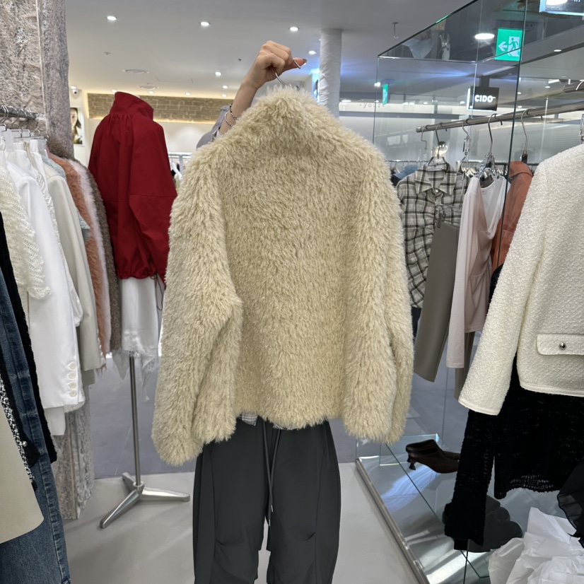 THEMORYPARK東大門實拍女士新款休閑真品推薦時尚短款大衣THEMORYPARK短款大衣