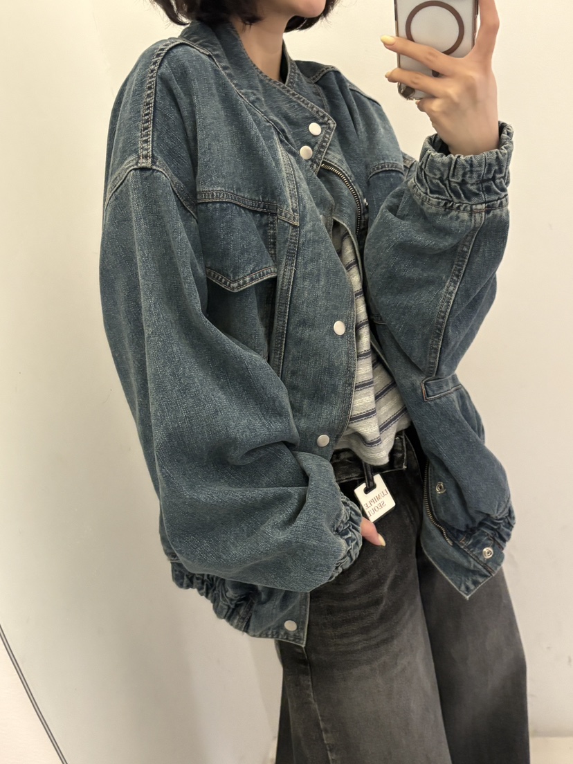 LUMIPLE韓國代購26秋冬新品真品人氣推薦休閑時尚熱賣夾克LUMIPLE夾克