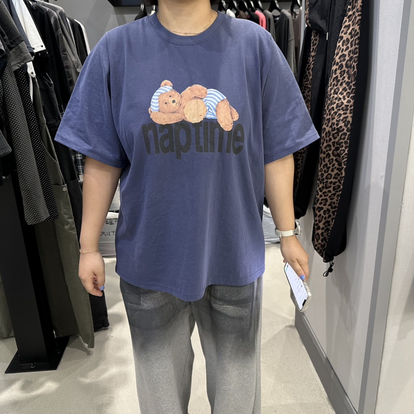 X東大門實拍女裝新品熱賣推薦休閑時尚真品人氣T恤CidoT恤圖色2