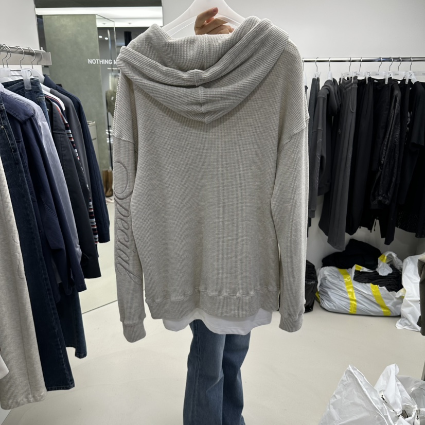 GREEK東大門實拍女裝新款人氣真品衛衣不含內搭華夫格刺繡GREEK衛衣