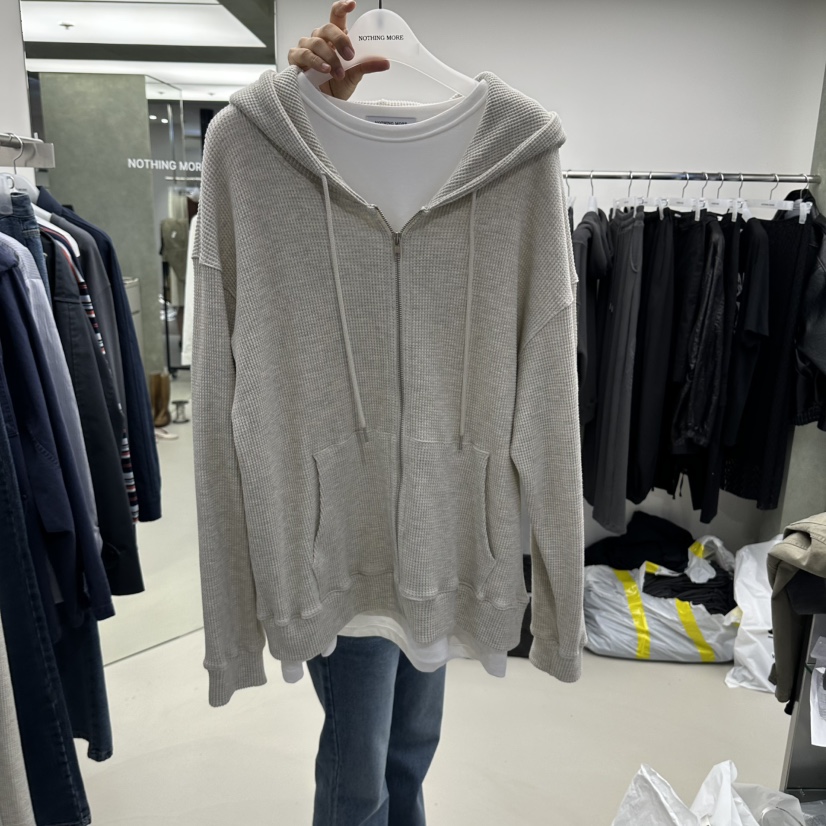 GREEK東大門實拍女裝新款人氣真品衛衣不含內搭華夫格刺繡GREEK衛衣圖色1