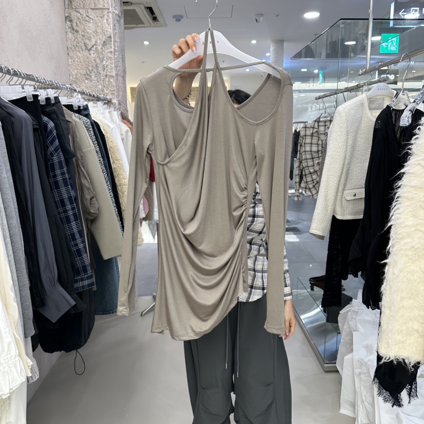 THEMORYPARK東大門直郵女士新品人氣休閑真品熱賣長袖T恤THEMORYPARK長袖T恤圖色1
