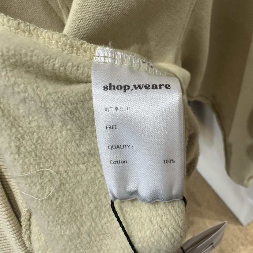 WE ARE/WELOVER東大門實拍女士新品時尚真品推薦休閑衛衣SHOP_WE ARE衛衣
