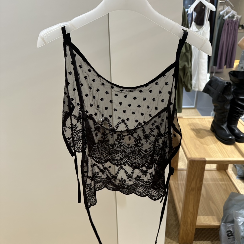 WE ARE/WELOVER東大門實拍26秋冬新款真品推薦吊帶背心SHOP_WE ARE吊帶/背心圖色2黑