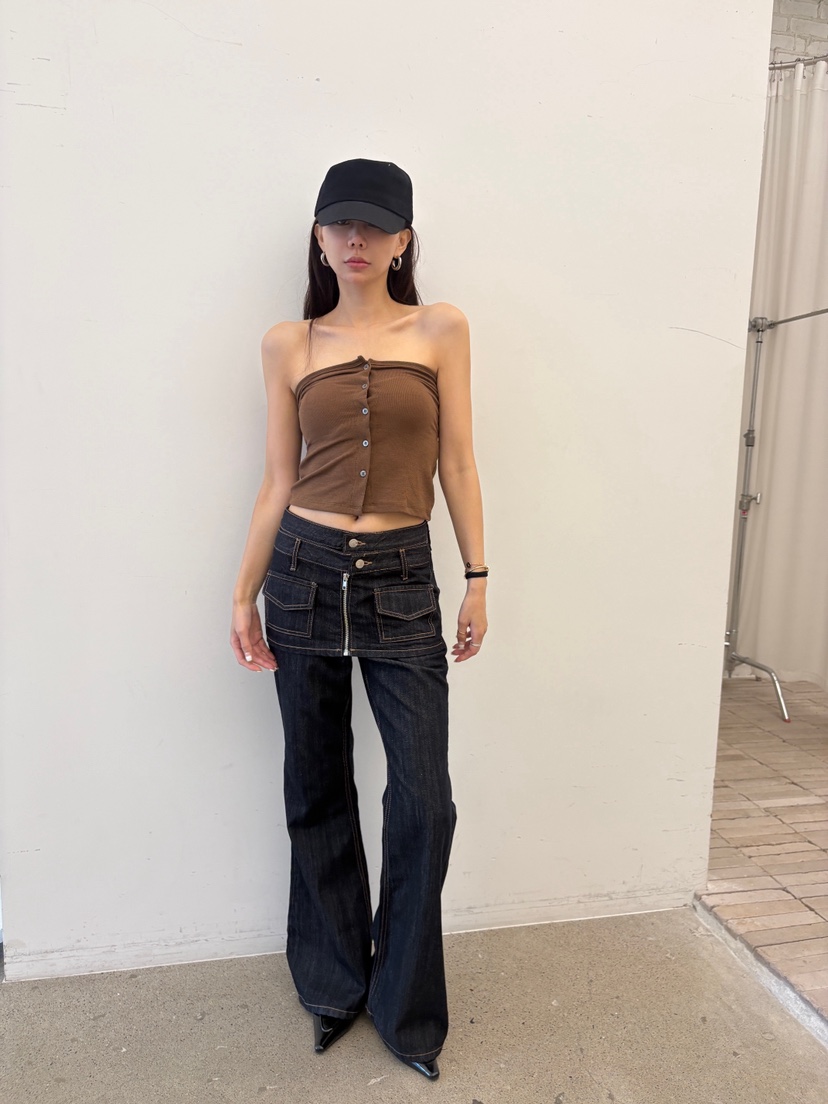 LUMIPLE東大門實拍女士新款人氣休閑時尚熱賣真品推薦裙褲LUMIPLE裙褲