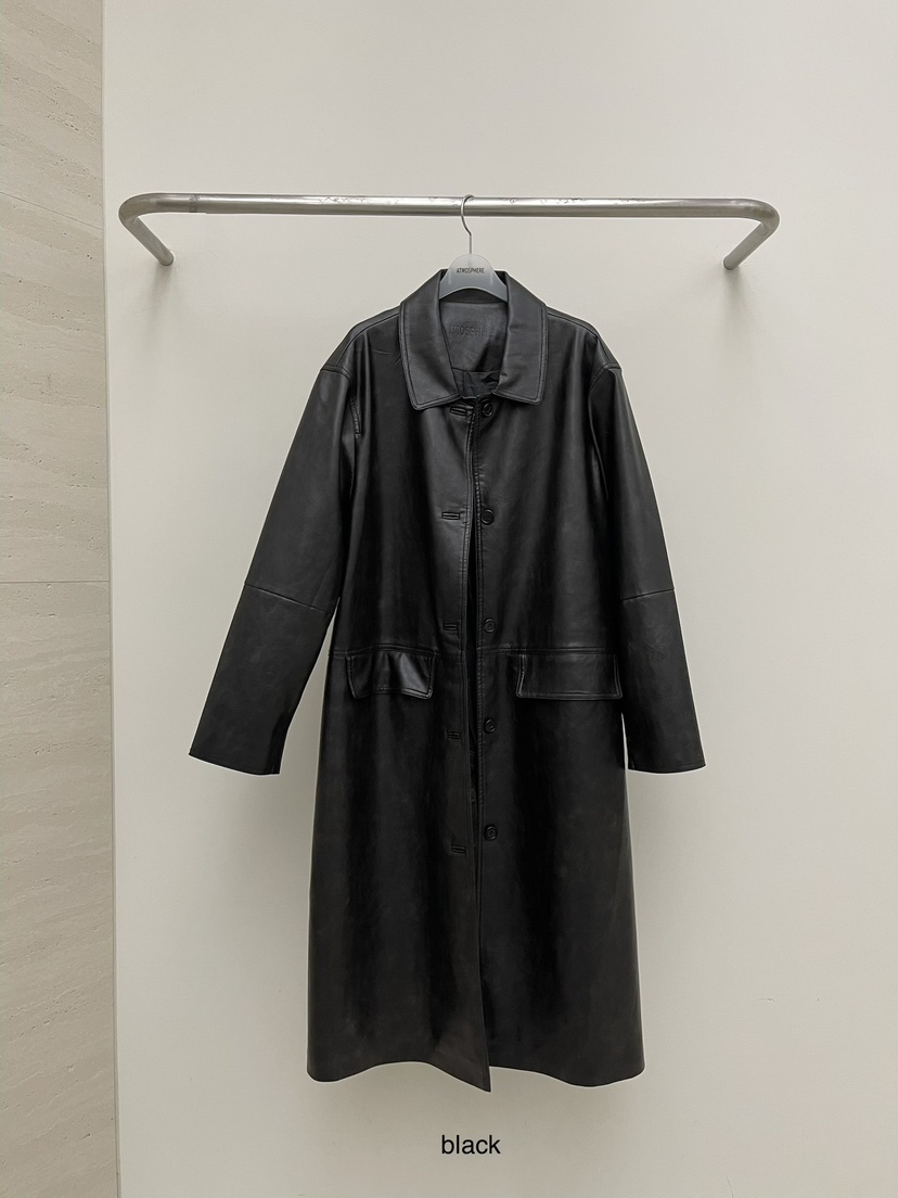 ATMOSPHERE東大門直郵女裝新品人氣推薦時尚真品長款風衣ATMOSPHERE長款風衣圖色2