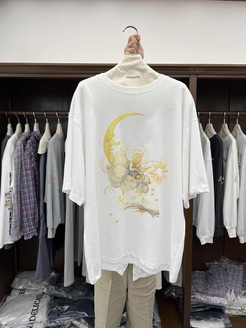 DELICATE東大門代購女士新款時尚熱賣休閑人氣推薦真品T恤DELICATET恤圖色1