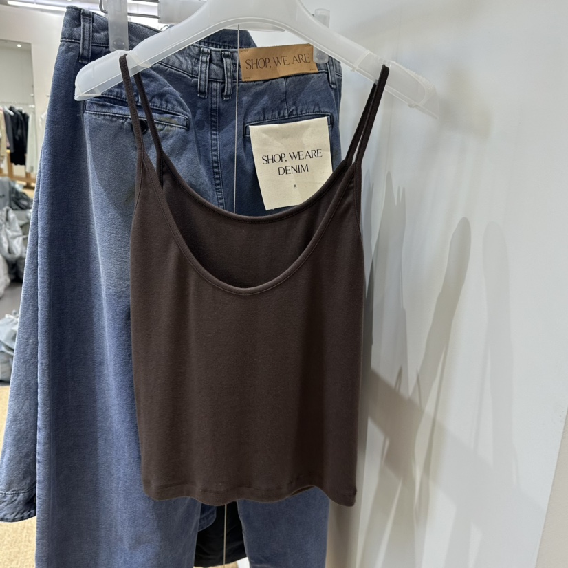 WE ARE/WELOVER東大門實拍26秋季新款真品人氣吊帶背心SHOP_WE ARE吊帶/背心
