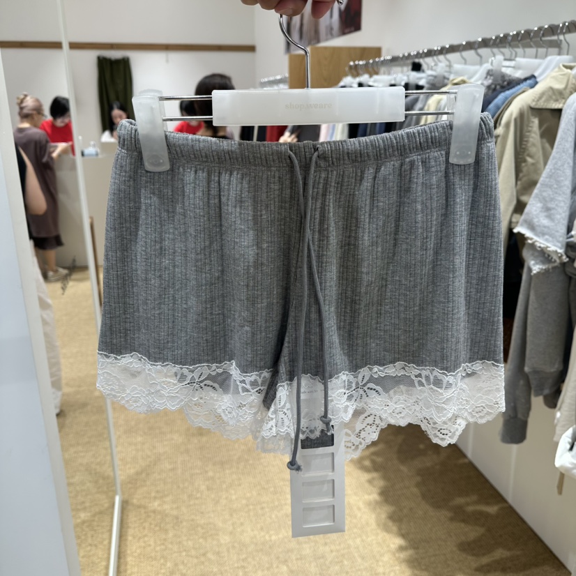 WE ARE/WELOVER東大門實拍26秋季新品人氣休閑推薦短褲SHOP_WE ARE短褲圖色1