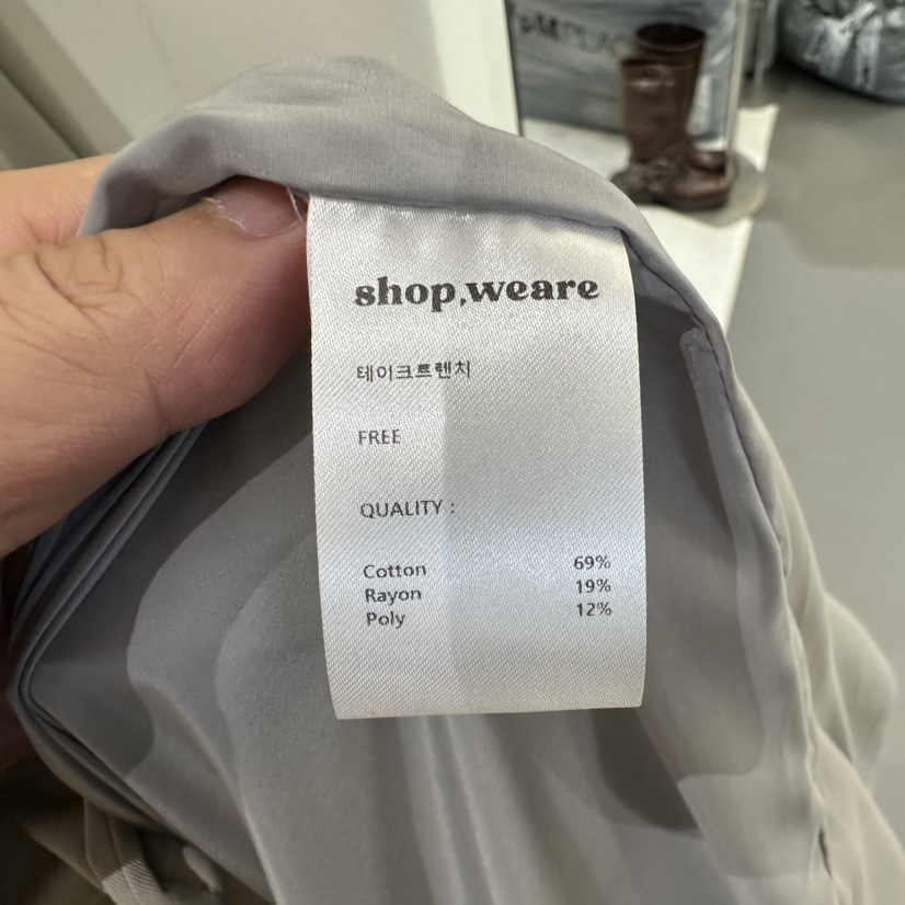 WE ARE/WELOVER韓國直郵女士新款熱賣人氣推薦長款風衣SHOP_WE ARE長款風衣