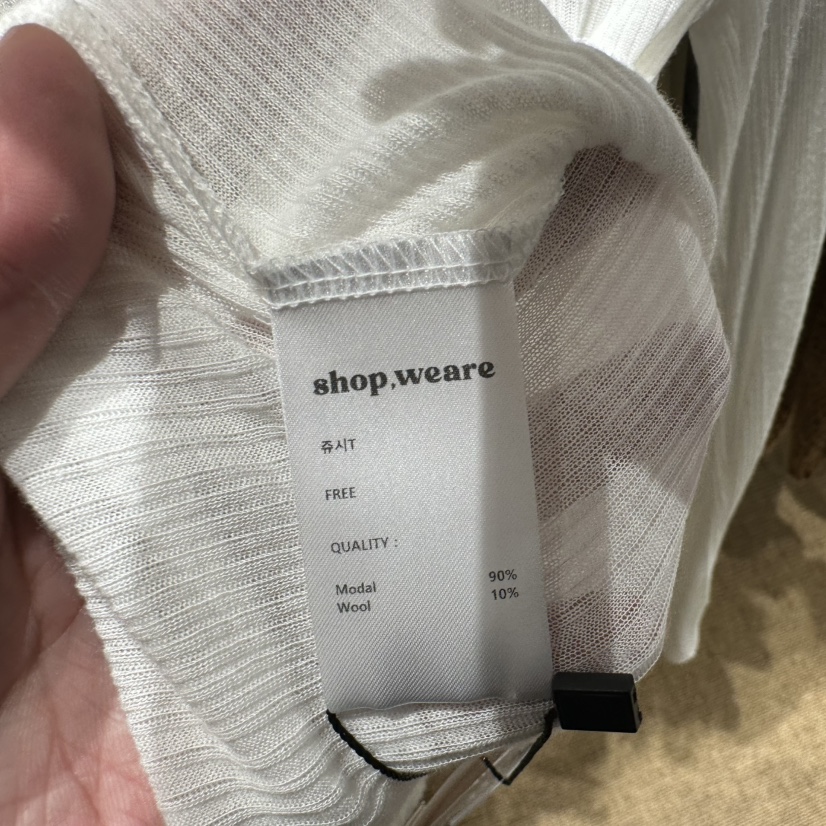 WE ARE/WELOVER東大門直郵26秋冬新款休閑真品時尚長袖T恤SHOP_WE ARE長袖T恤