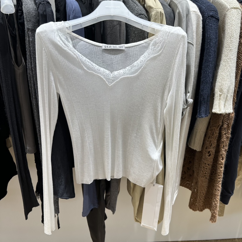 WE ARE/WELOVER東大門直郵26秋冬新款休閑真品時尚長袖T恤SHOP_WE ARE長袖T恤圖色1