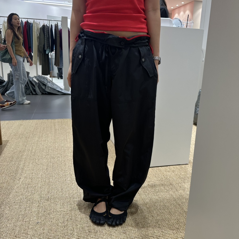 WE ARE/WELOVER東大門代購女士新款真品人氣推薦休閑褲SHOP_WE ARE休閑褲圖色2黑