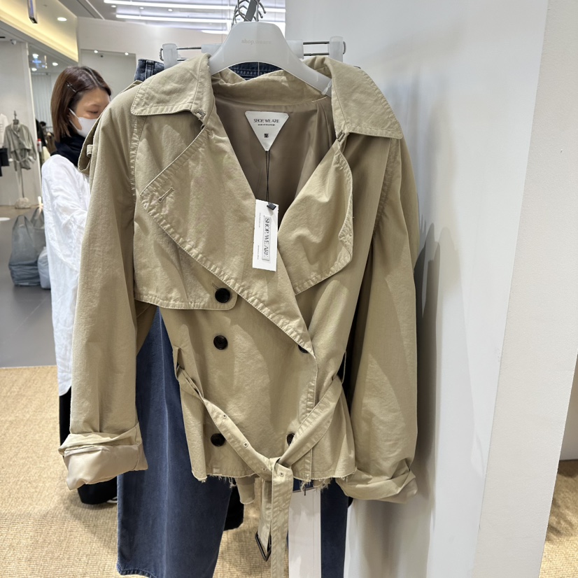 WE ARE/WELOVER東大門代購26秋冬新品推薦人氣夾克含腰帶SHOP_WE ARE夾克圖色2