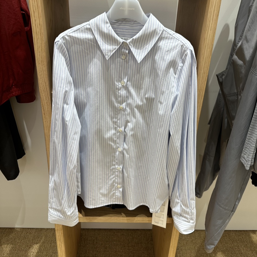WE ARE/WELOVER韓國代購女裝新款時尚人氣真品襯衫蕾絲衫SHOP_WE ARE襯衫/蕾絲衫圖色1藍