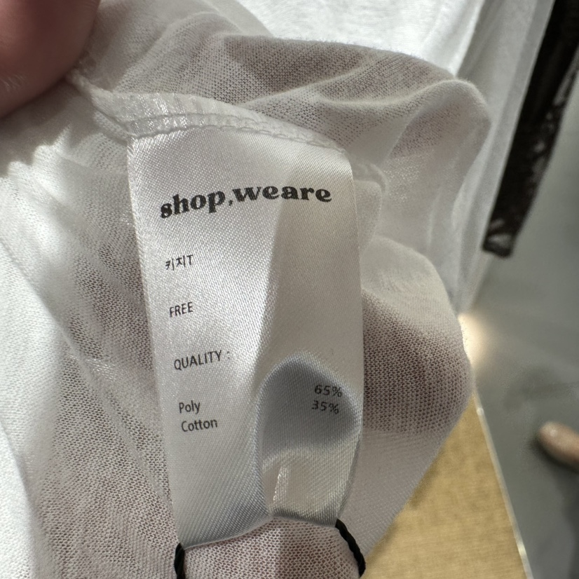 WE ARE/WELOVER東大門代購女士新品推薦真品人氣長袖T恤SHOP_WE ARE長袖T恤