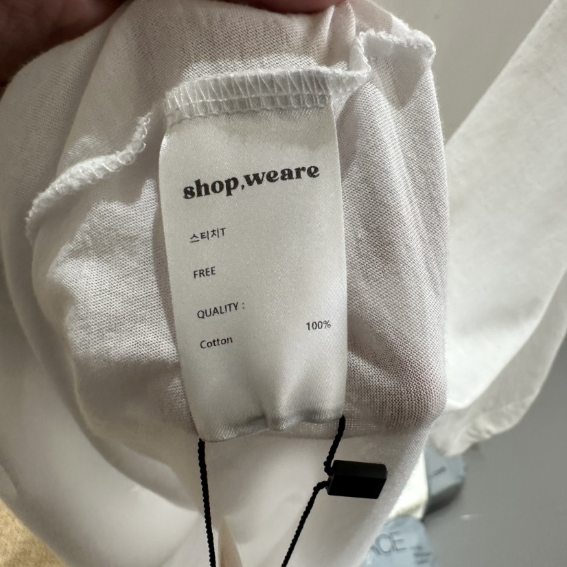 WE ARE/WELOVER東大門實拍26秋季新品真品熱賣休閑時尚T恤SHOP_WE ARET恤