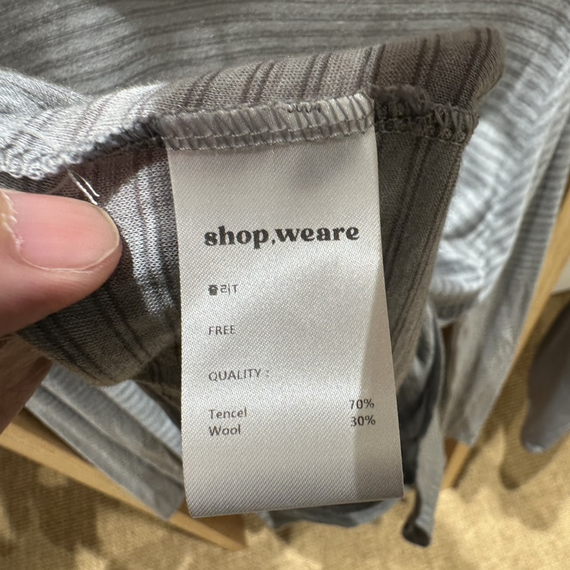 WE ARE/WELOVER東大門實拍女裝新款熱賣推薦人氣長袖T恤SHOP_WE ARE長袖T恤