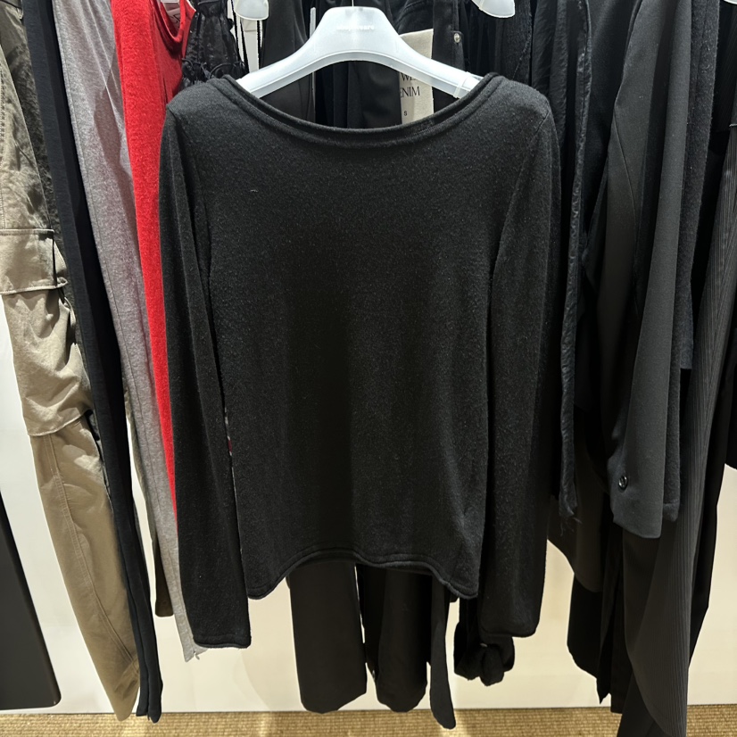 WE ARE/WELOVER東大門代購女裝新品真品熱賣推薦長袖T恤SHOP_WE ARE長袖T恤圖色3黑