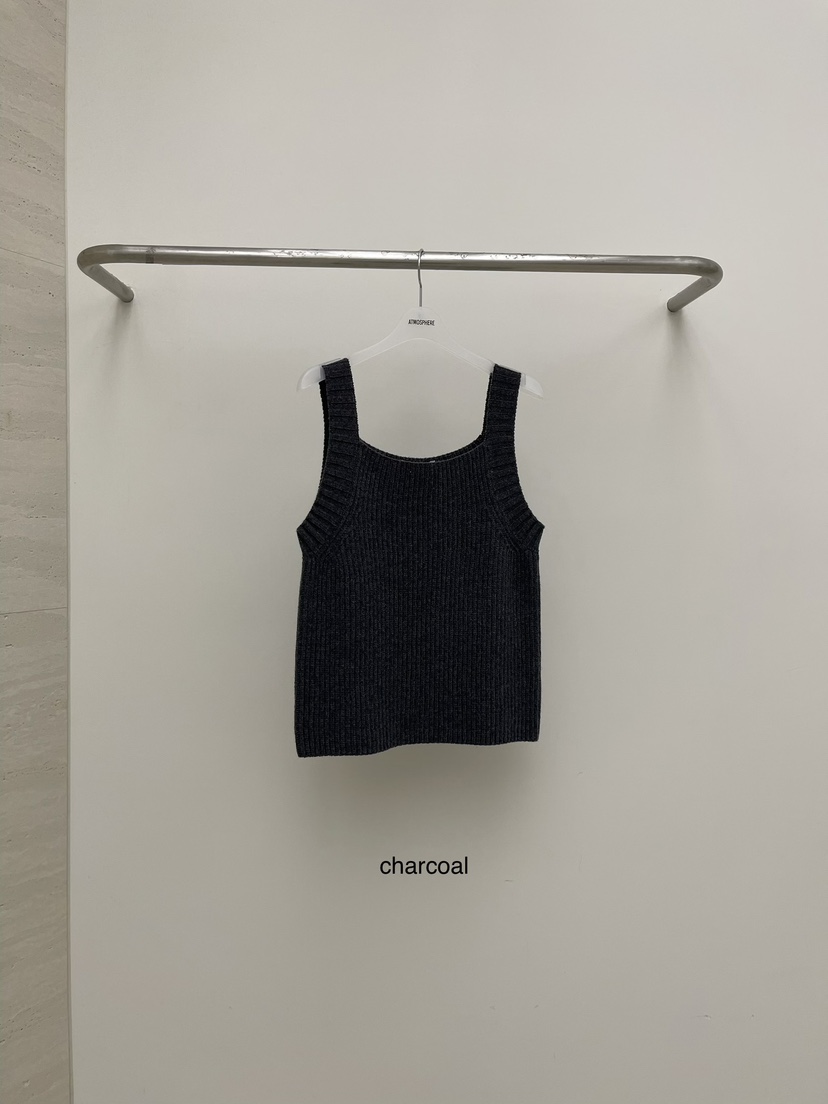 ATMOSPHERE韓國代購26秋季新品休閑人氣真品吊帶背心格紋ATMOSPHERE吊帶/背心圖色3