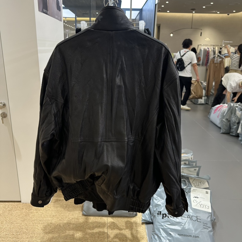 WE ARE/WELOVER韓國代購女裝新品推薦休閑真品時尚皮衣SHOP_WE ARE皮衣