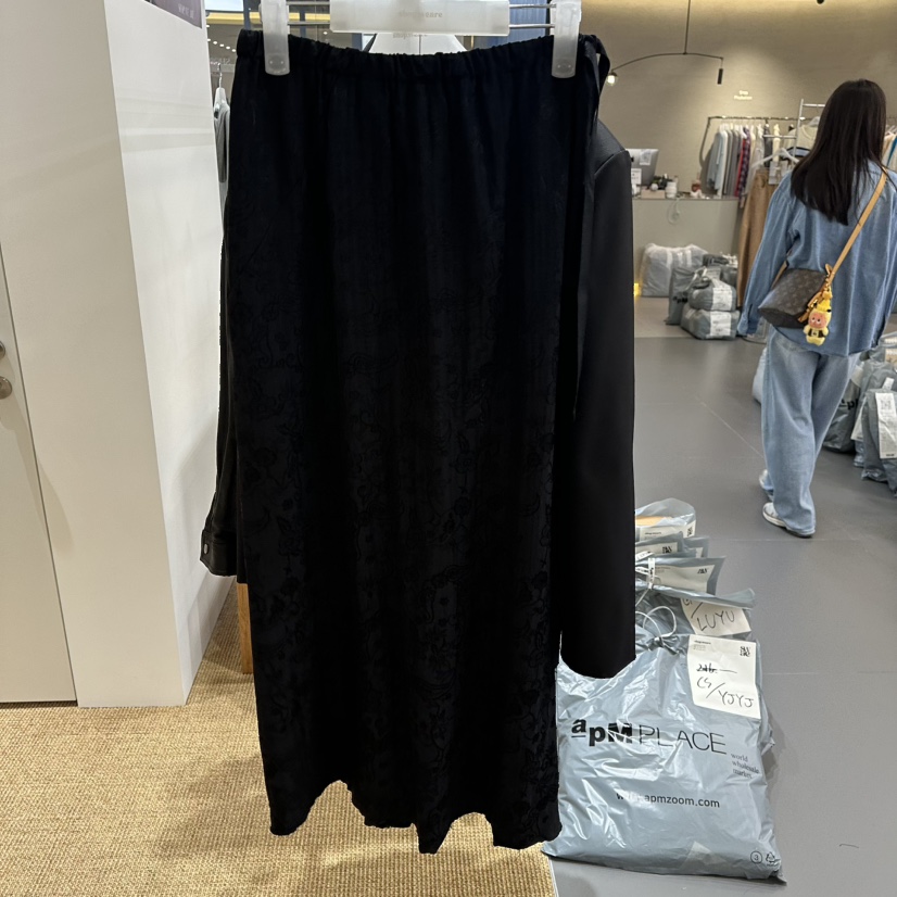 WE ARE/WELOVER東大門直郵女裝新款休閑熱賣人氣推薦長裙SHOP_WE ARE長裙圖色1黑