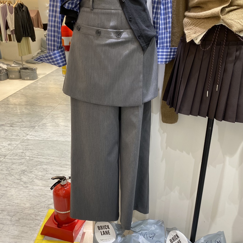 BRICKLANE東大門代購女裝新品人氣休閑推薦真品時尚裙褲腰帶BRICKLANE裙褲圖色1
