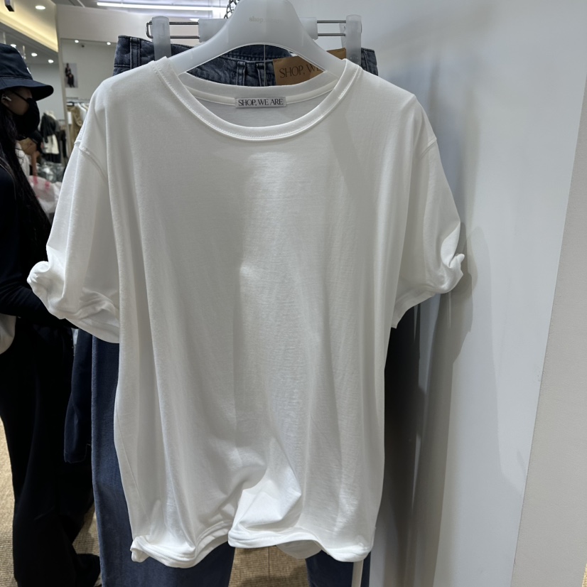 WE ARE/WELOVER韓國代購26秋季新款休閑人氣真品熱賣T恤SHOP_WE ARET恤圖色1
