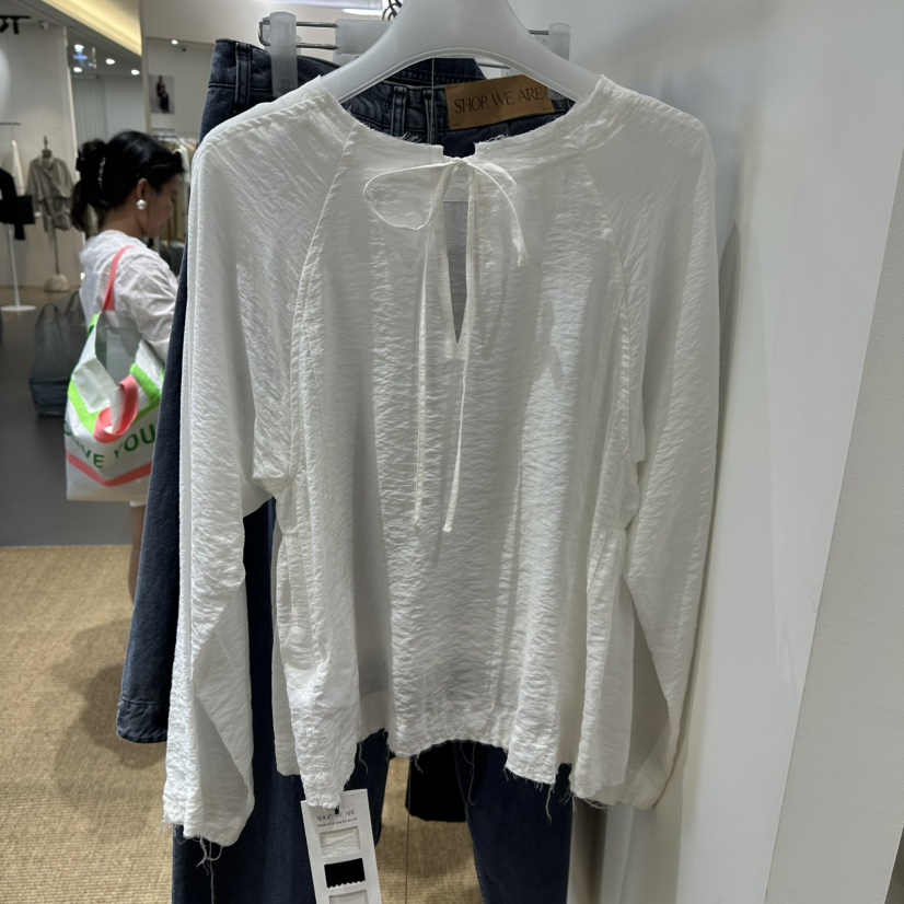 WE ARE/WELOVER東大門代購26秋季新品人氣休閑襯衫蕾絲衫SHOP_WE ARE襯衫/蕾絲衫