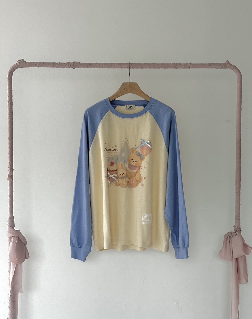 FIZZ東大門直郵女士新品時尚熱賣真品人氣推薦休閑長袖T恤FIZZ長袖T恤圖色1