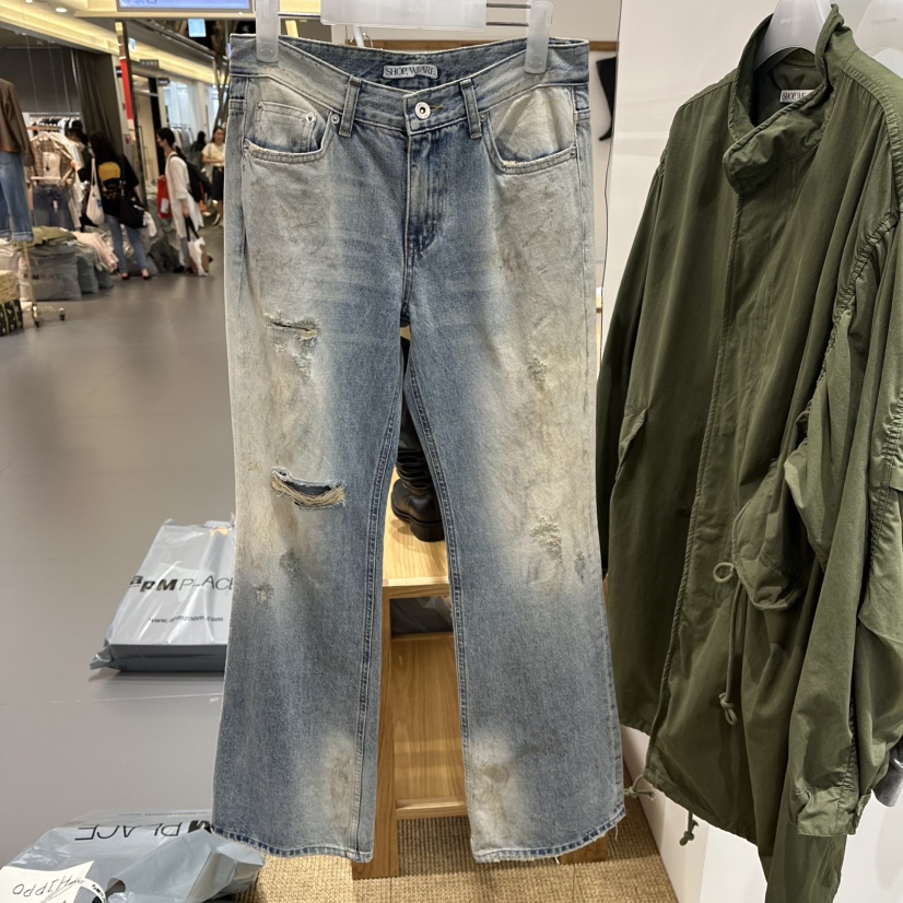 WE ARE/WELOVER東大門直郵26秋季新品時尚真品推薦牛仔褲SHOP_WE ARE牛仔褲圖色1