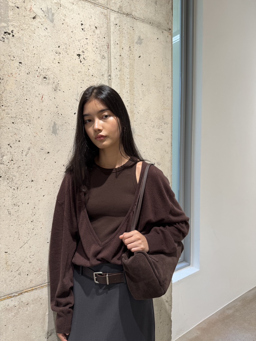 LIMLIMLIM韓國代購女士新款真品人氣推薦休閑時尚針織衫深VLIM LIM LIM針織衫