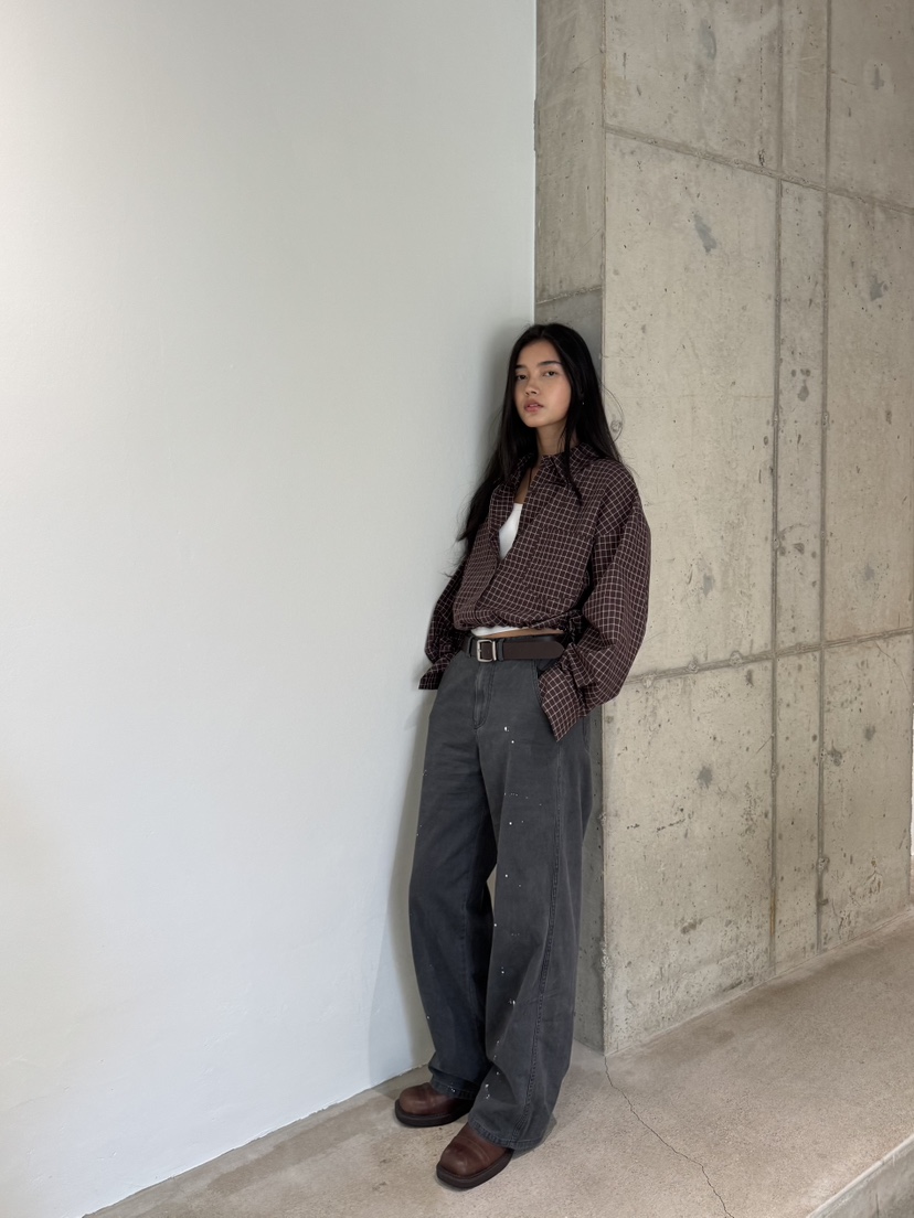 LIMLIMLIM東大門實拍26秋季新款時尚人氣真品休閑襯衫蕾絲衫LIM LIM LIM襯衫/蕾絲衫