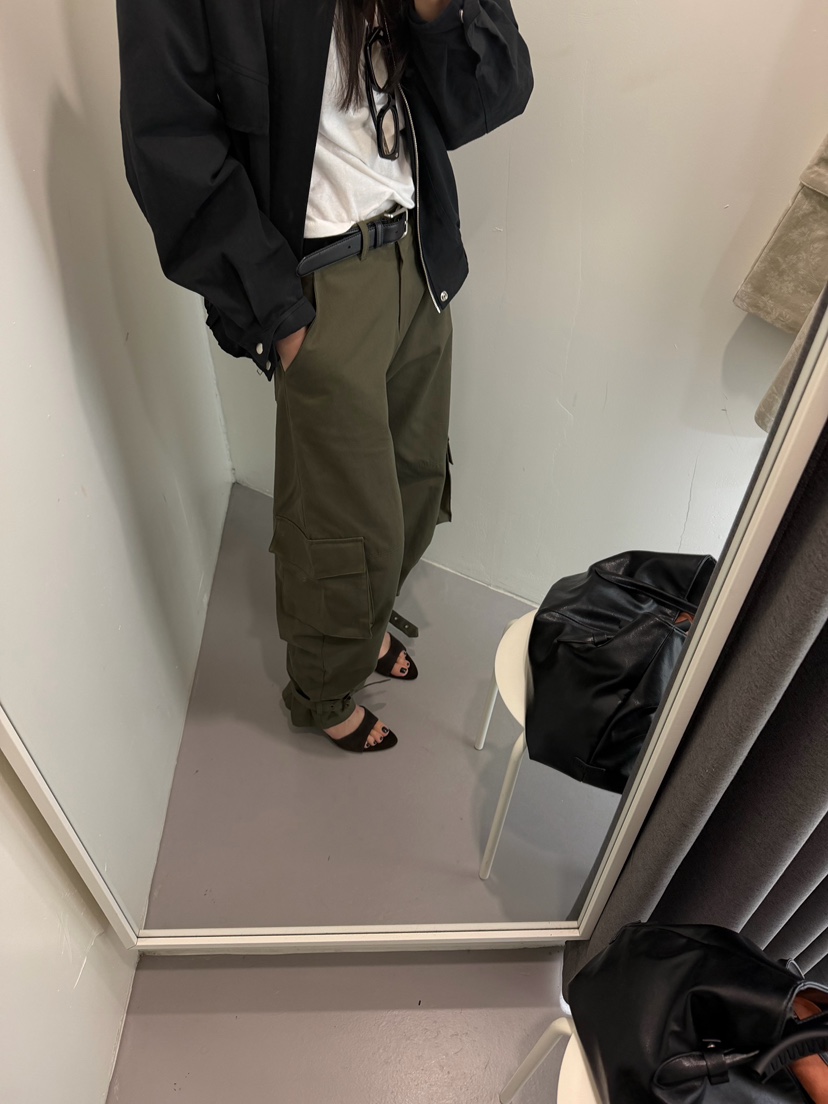 NOB東大門代購女裝新品時尚推薦真品熱賣人氣休閑褲工裝褲NOB休閑褲
