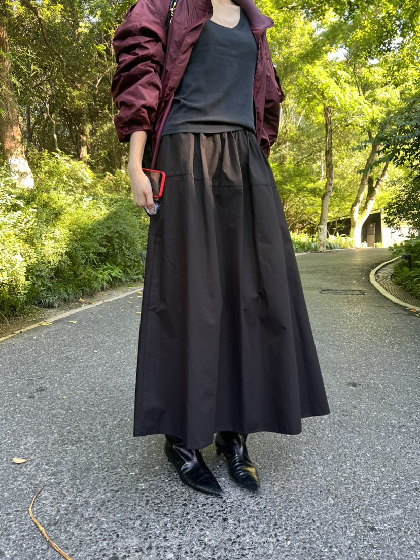 ME MO東大門實拍26秋冬新款真品人氣熱賣休閑時尚推薦長裙ME MO長裙圖色2