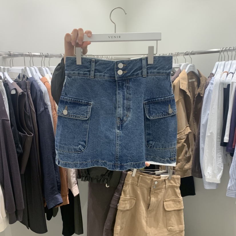 VENIR-A東大門直郵女士新品時尚休閑推薦人氣真品熱賣短裙VENIR-A短裙圖色3
