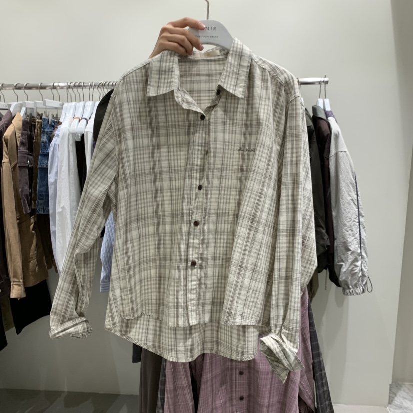 VENIR-A東大門實拍26秋季新款真品人氣時尚熱賣襯衫蕾絲衫VENIR-A襯衫/蕾絲衫圖色1