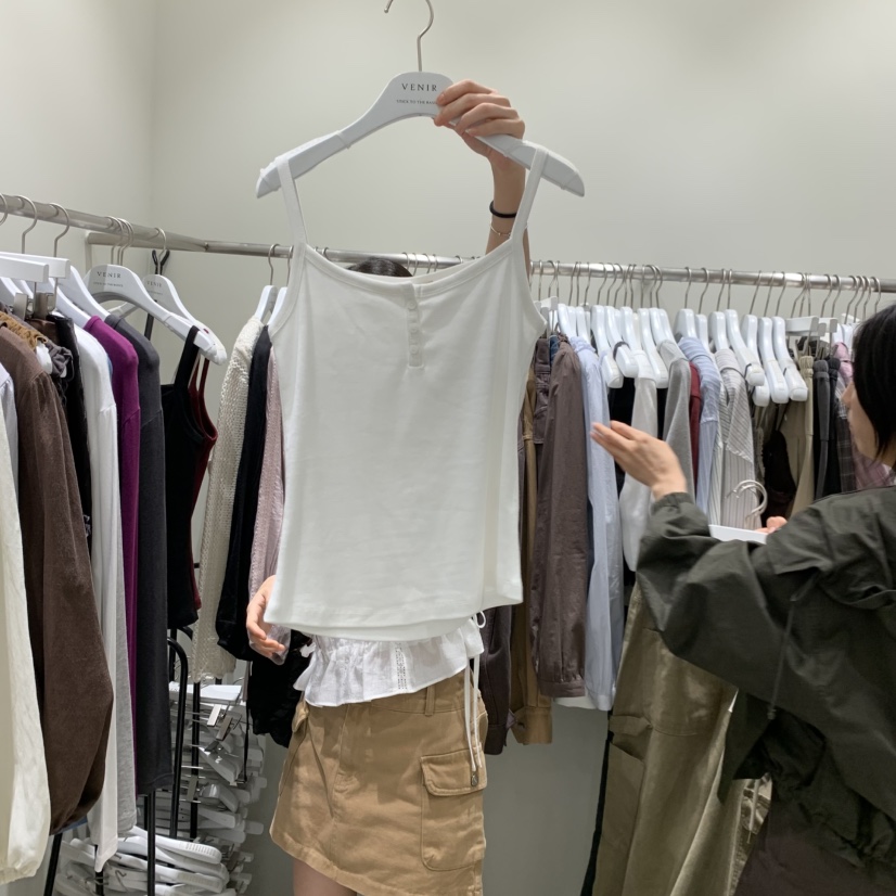 VENIR-A東大門直郵26秋季新品休閑時尚熱賣推薦吊帶背心VENIR-A吊帶/背心圖色1