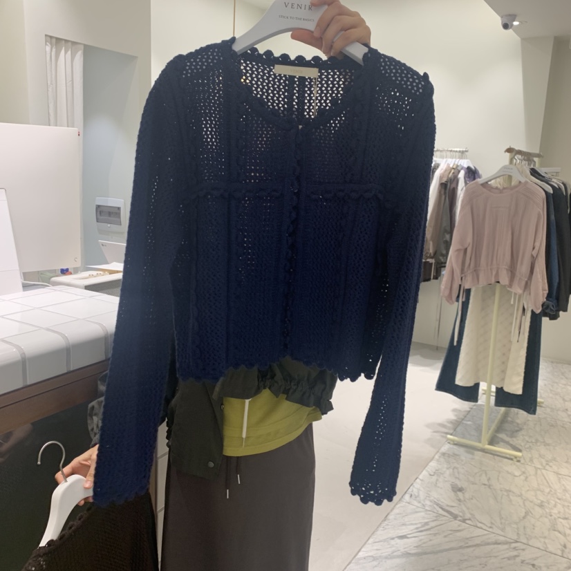 VENIR-A韓國直郵女士新品時尚熱賣人氣真品推薦休閑開衫VENIR-A開衫圖色3