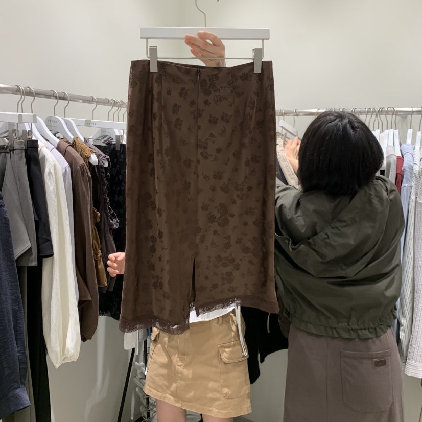 VENIR-A韓國代購26秋季新品時尚休閑真品熱賣半身裙中短裙VENIR-A半身裙/中短裙