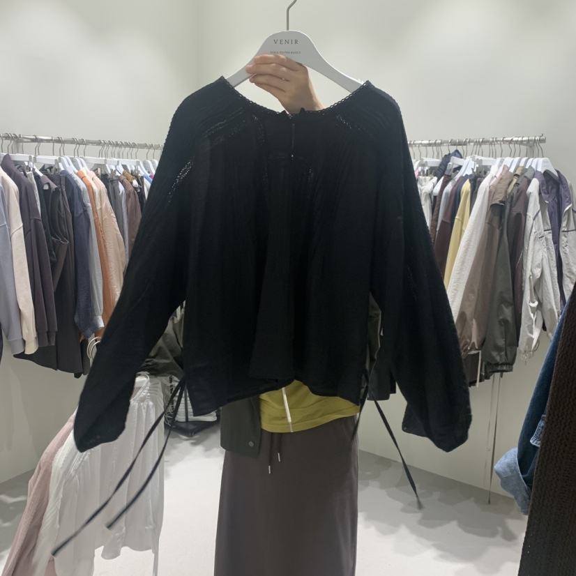 VENIR-A韓國代購女士新款真品休閑時尚人氣推薦襯衫蕾絲衫VENIR-A襯衫/蕾絲衫圖色3