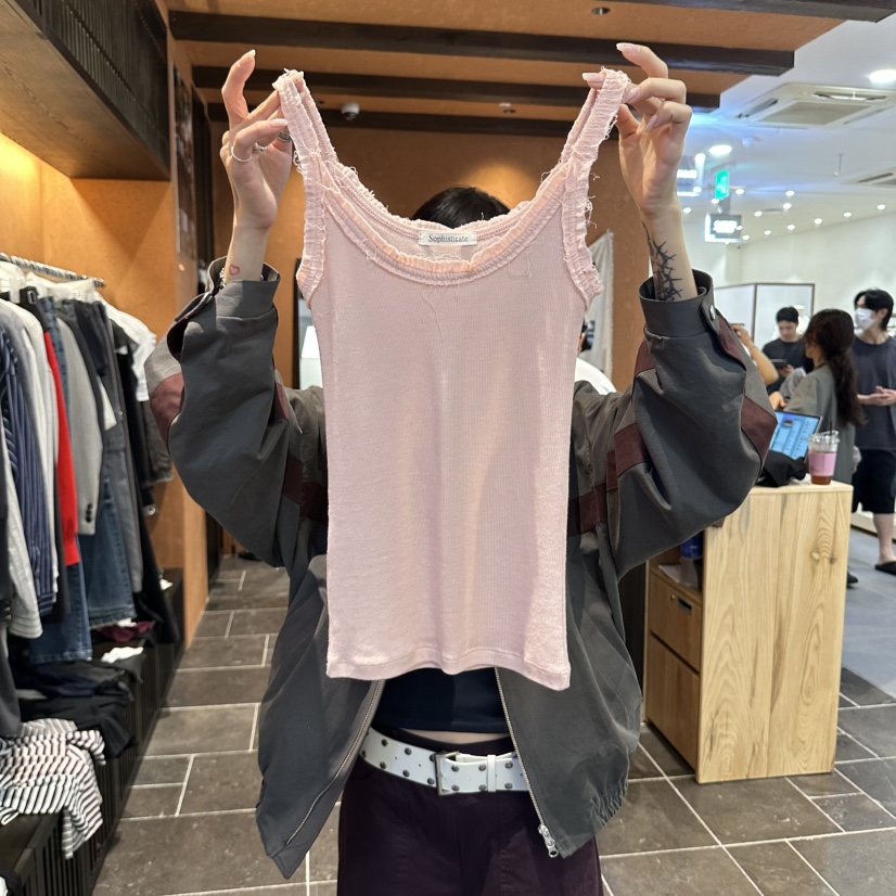 SOPHISTICATE韓國直郵女士新款熱賣推薦休閑吊帶背心無袖SOPHISTICATE吊帶/背心圖色1