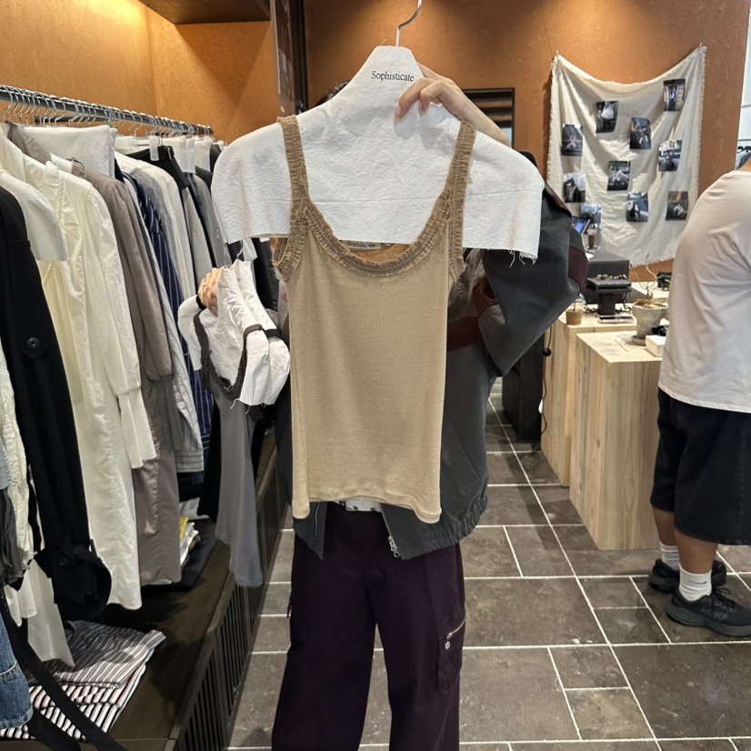 SOPHISTICATE韓國直郵女士新款熱賣推薦休閑吊帶背心無袖SOPHISTICATE吊帶/背心圖色2