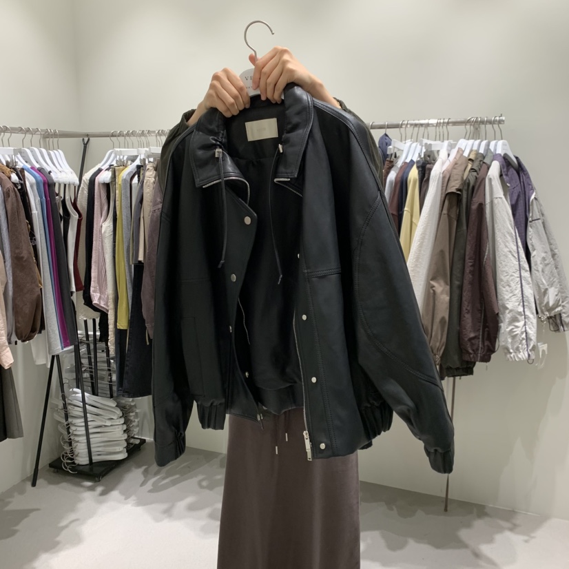 VENIR-A東大門直郵女裝新款時尚休閑熱賣真品推薦人氣皮衣VENIR-A皮衣圖色1
