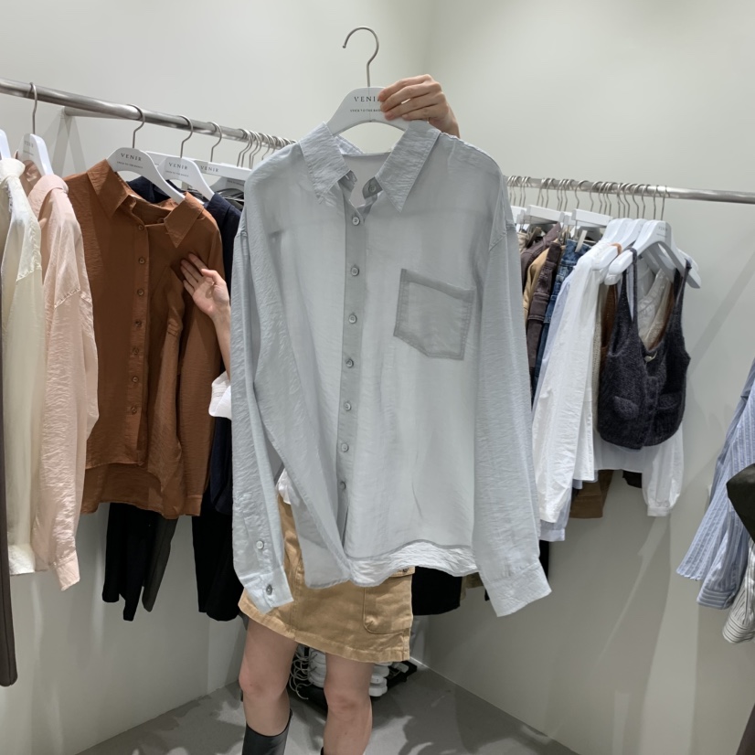 VENIR-A東大門直郵女士新品人氣推薦真品休閑襯衫蕾絲衫VENIR-A襯衫/蕾絲衫圖色3
