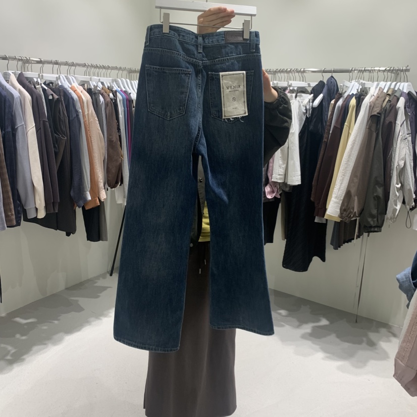 VENIR-A東大門實拍女裝新款推薦人氣時尚真品牛仔褲喇叭褲VENIR-A牛仔褲