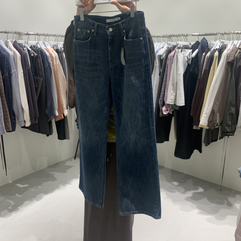VENIR-A東大門實拍女裝新款推薦人氣時尚真品牛仔褲喇叭褲VENIR-A牛仔褲圖色1