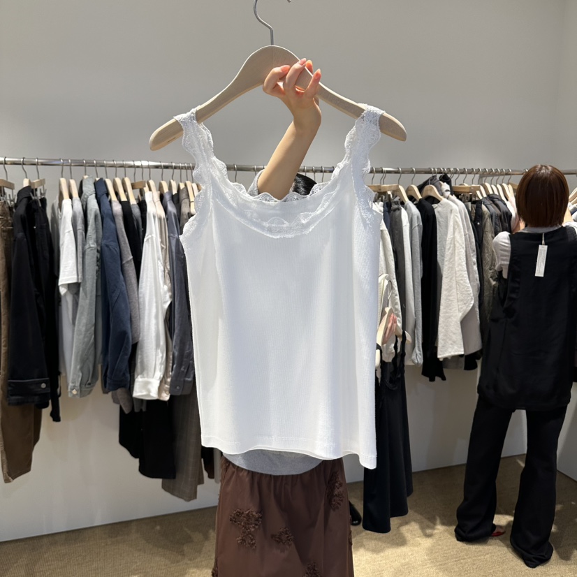 SELF SERVICE/MASOF東大門直郵女裝新品人氣吊帶背心蕾絲無袖SELF SERVICE/MASOF吊帶/背心