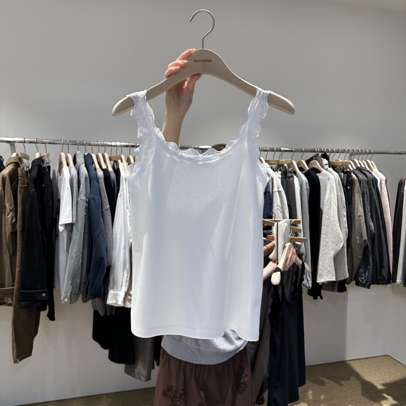 SELF SERVICE/MASOF東大門直郵女裝新品人氣吊帶背心蕾絲無袖SELF SERVICE/MASOF吊帶/背心圖色1